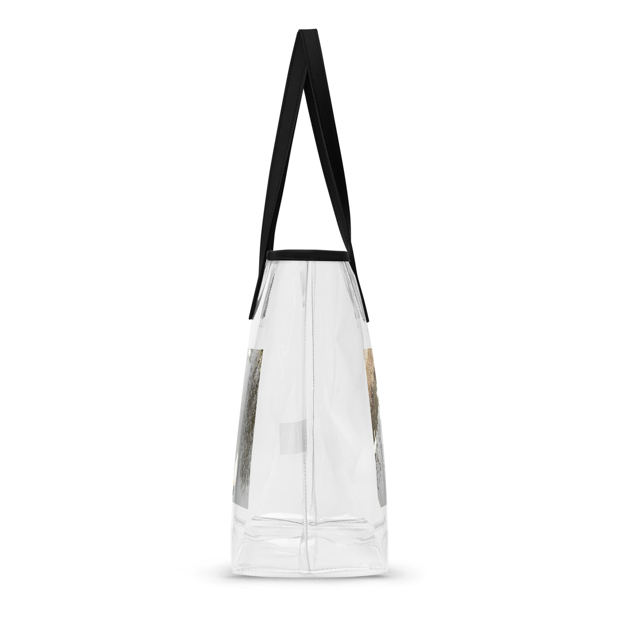 Doorzichtige draagtas Eindhoven | Clear stylish tote bag with scenic photo of ducks on water.