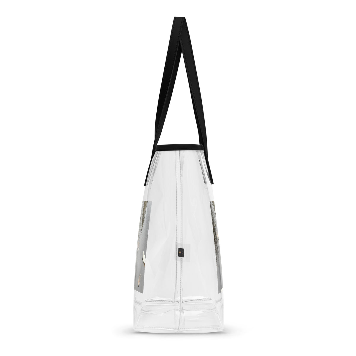 Doorzichtige draagtas Eindhoven | Clear stylish tote bag with scenic photo of ducks on water.