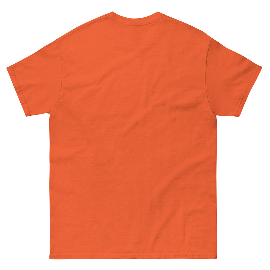 Koningsdag oranje Tshirt klassiek heren dames festival shirt met hart ontwerp.