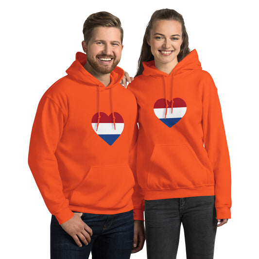 Koningsdag Oranje Hoodie product mockup in modern casual style