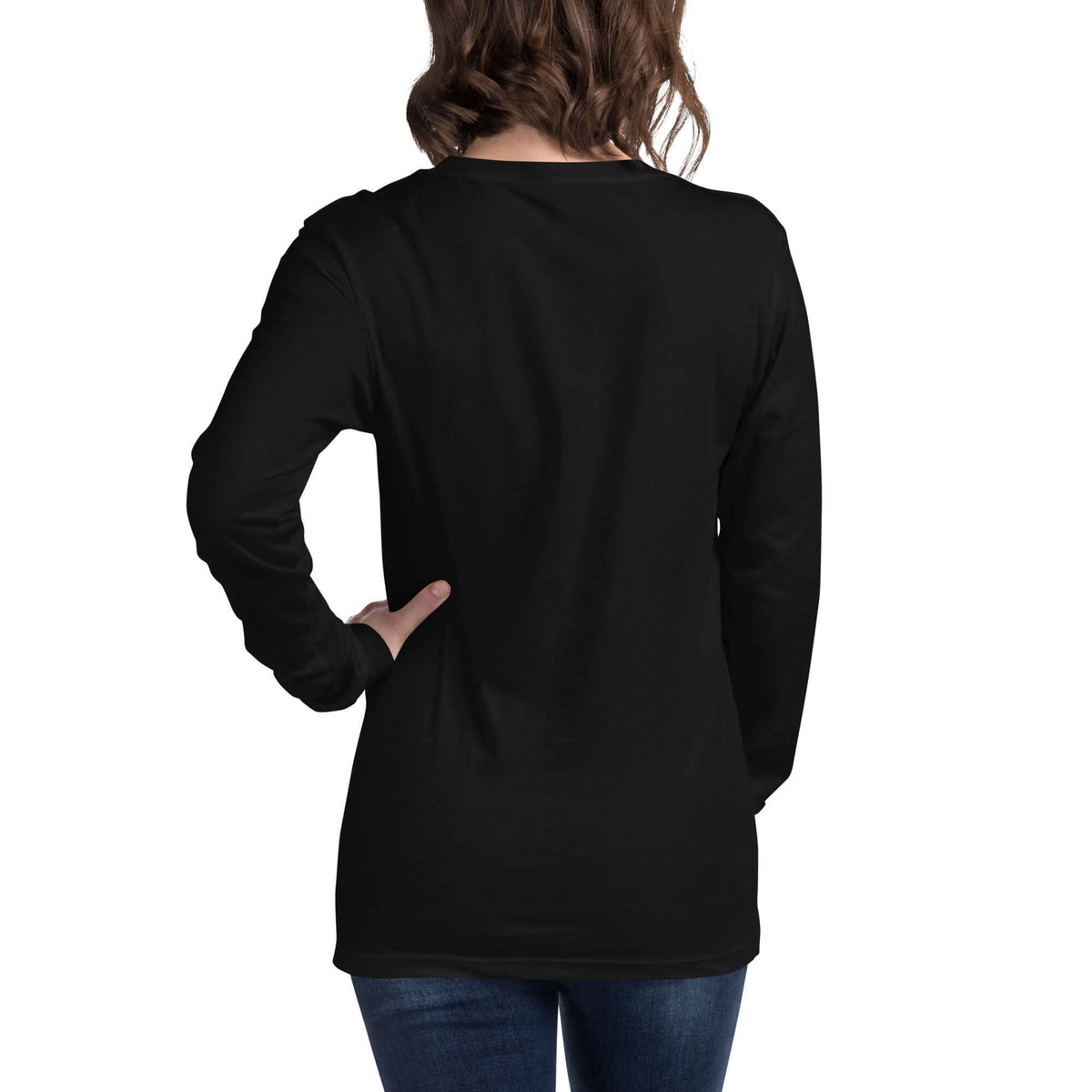 Back view of Eindhoven Trots long sleeve t-shirt showcasing its design and fit.