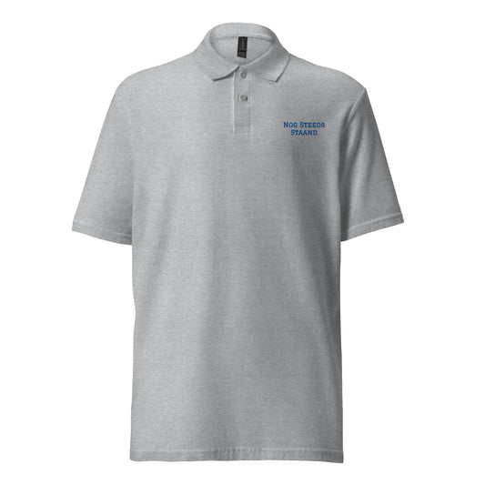 Staand Polo Shirt product mockup showing front design on clean background