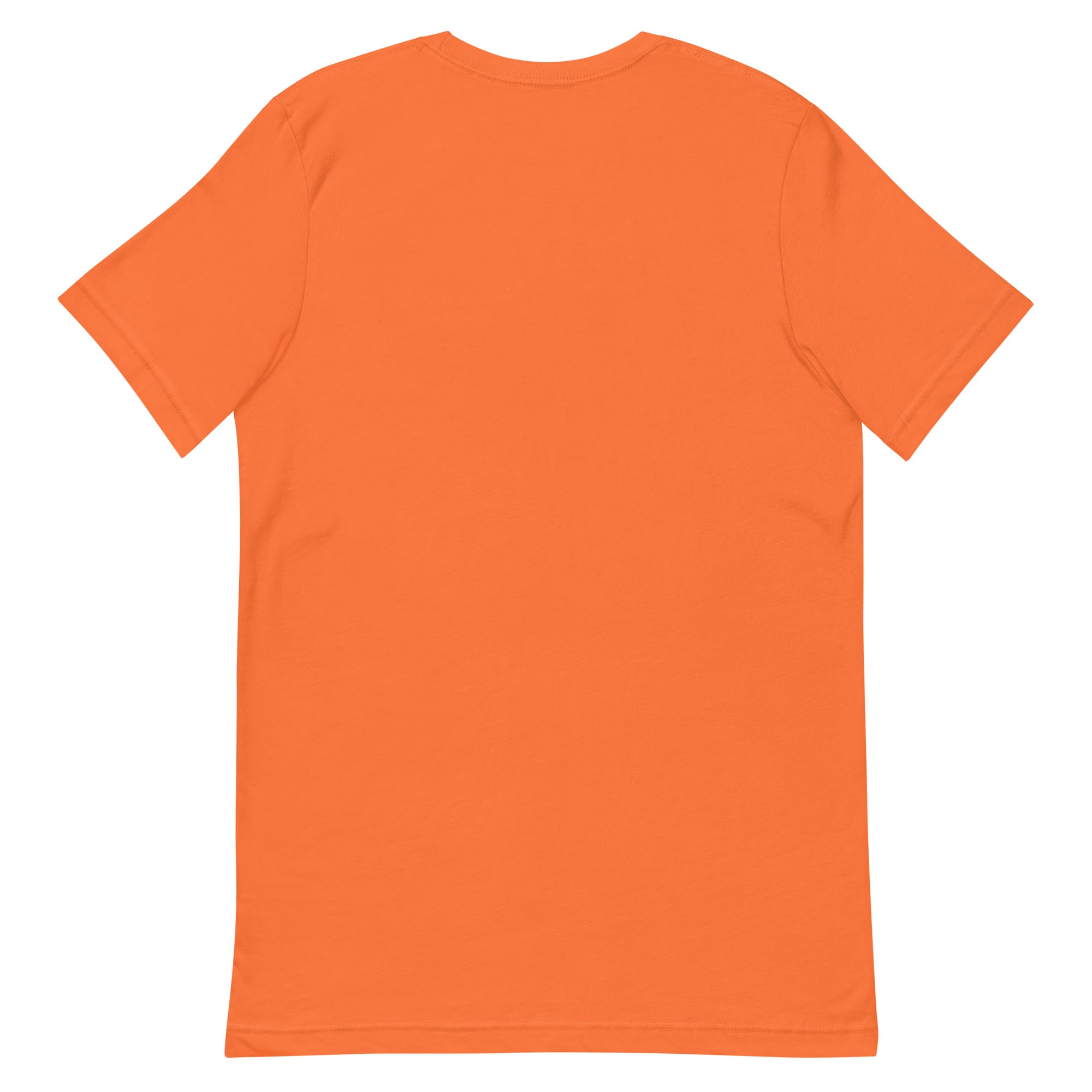 Koningsdag Oranje Icon T-Shirt featuring a heart with the Dutch flag on a vibrant orange background.